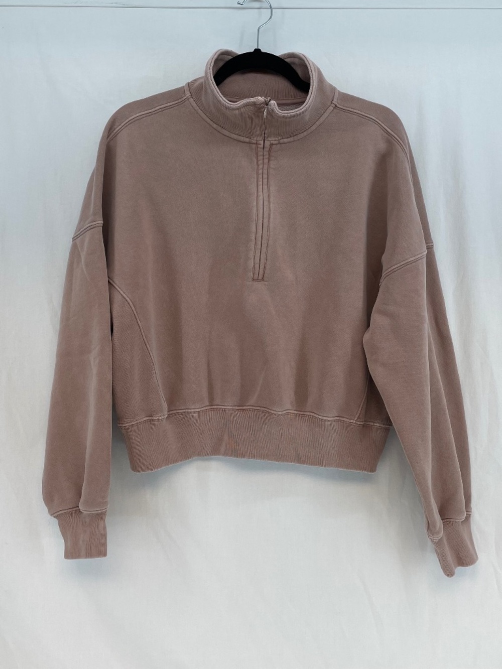 Abercrombie & Fitch Cropped Sweater Tan Pink Women’s Size Medium